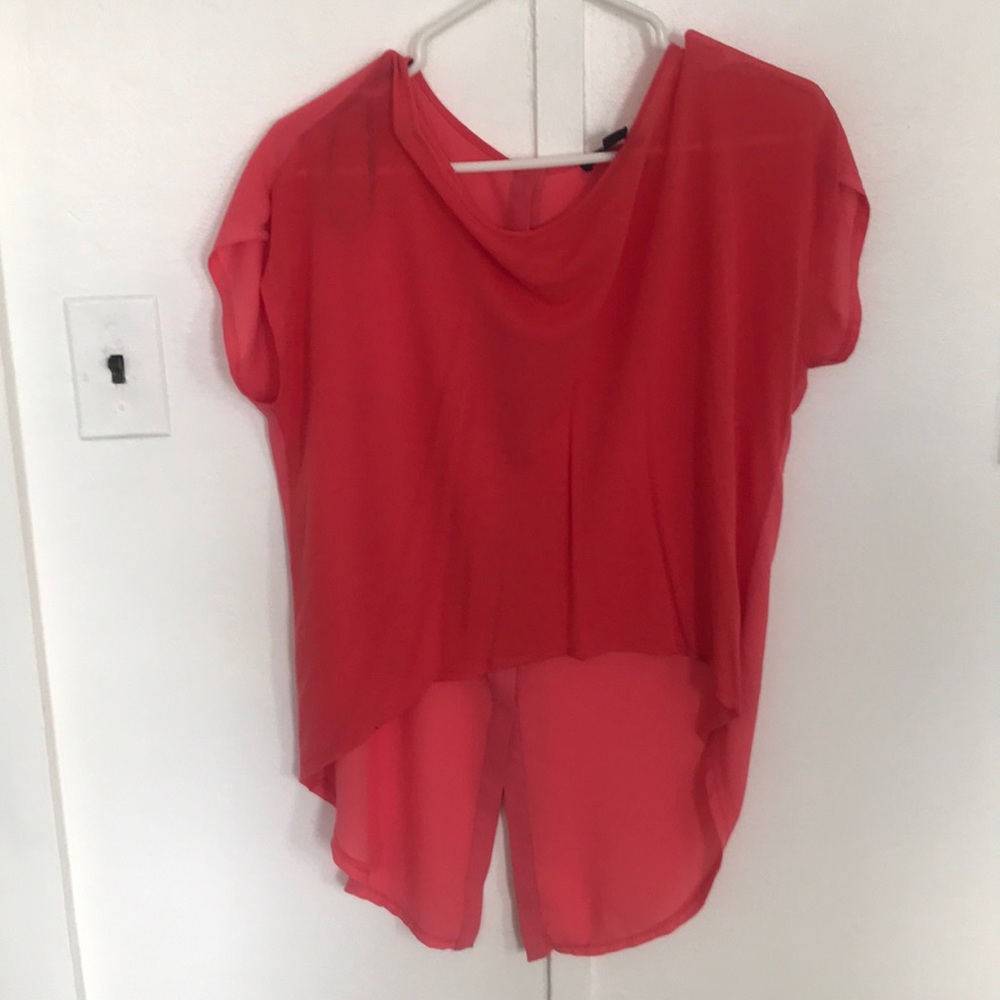 Hot pink blouse